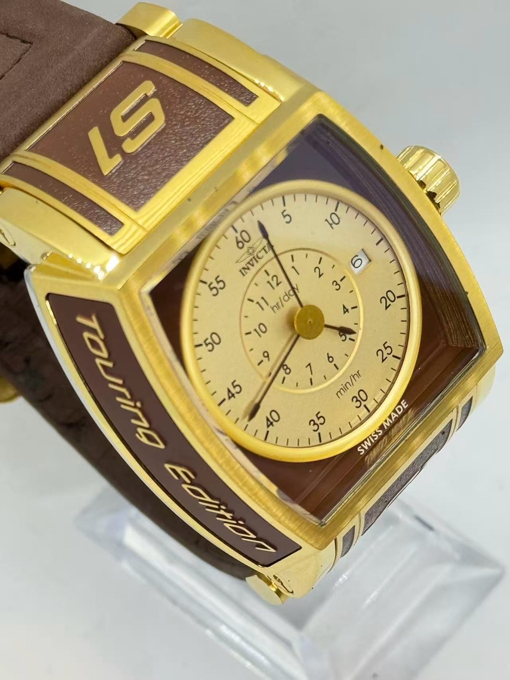 Invicta S1 Rally 12598 Men’s Swiss Made Quartz 41mm Watch New Battery Runs - Picture 10 of 12